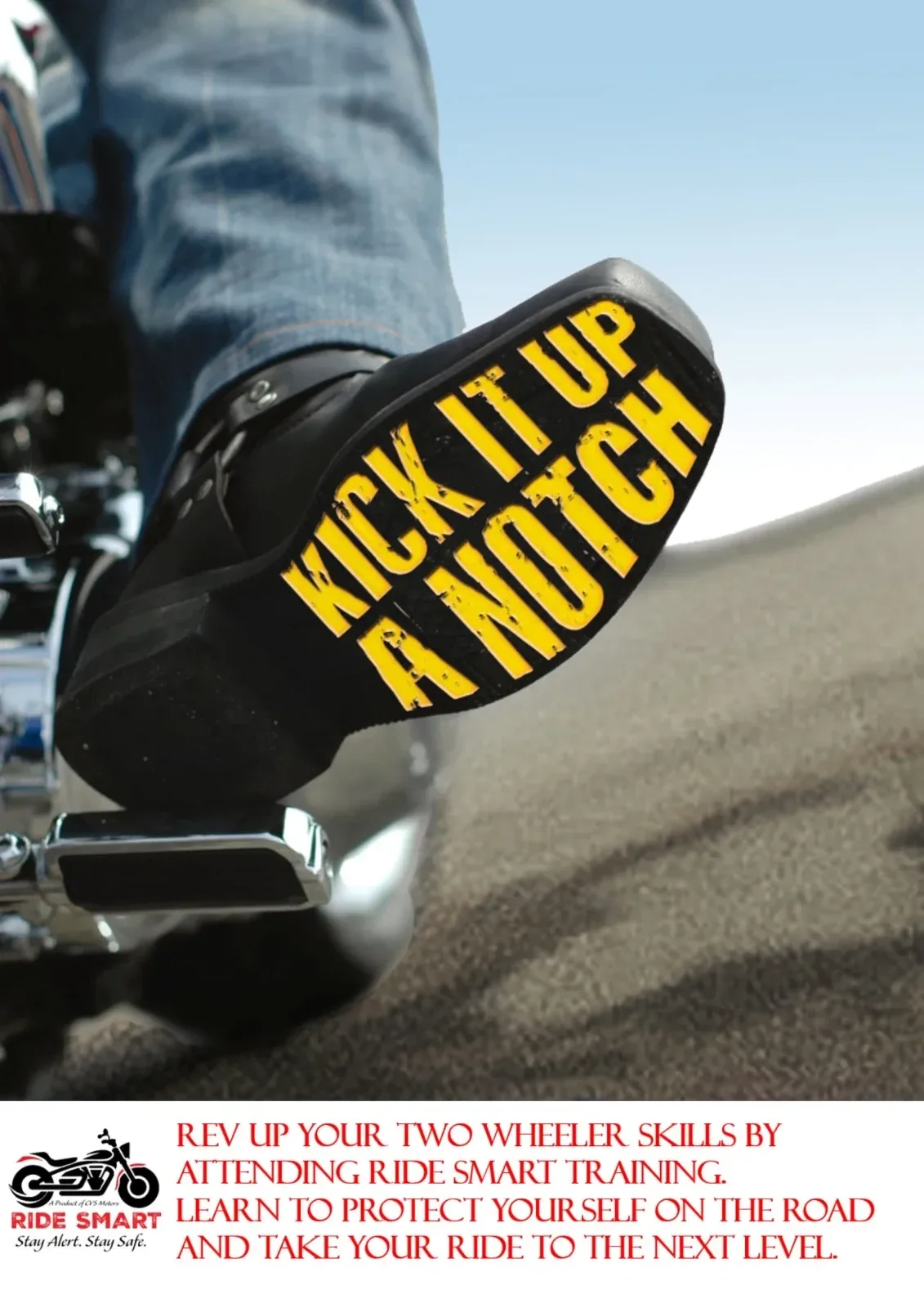 Ride smart campaign kick it up a notch